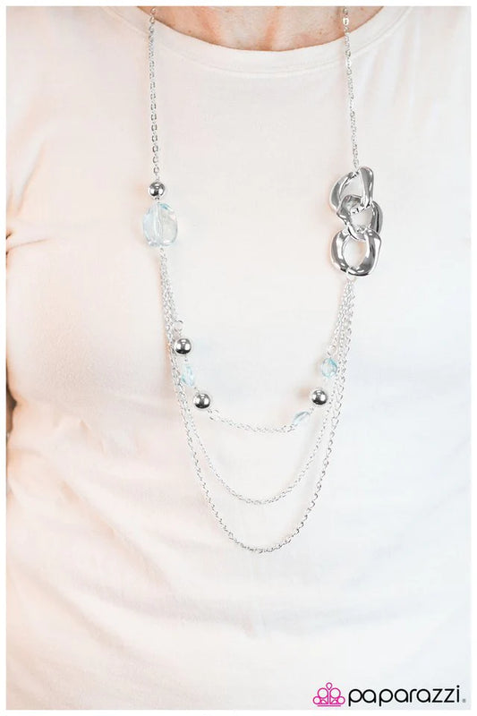 Paparazzi Necklace ~ May I Suggest... - Blue