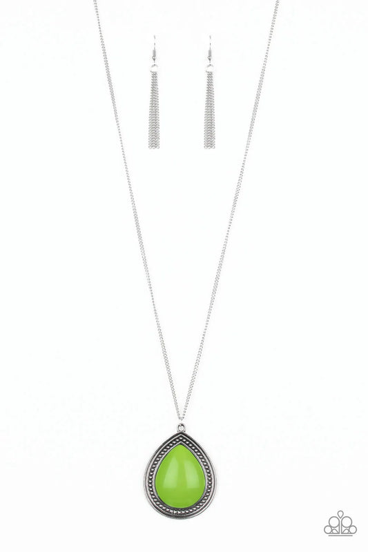 Paparazzi Necklace ~ Chroma Courageous - Green