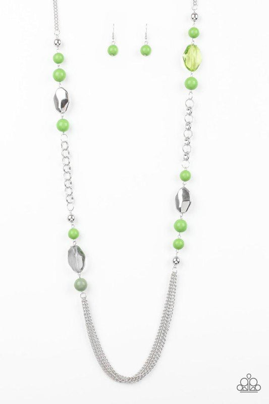 Paparazzi Necklace ~ Marina Majesty - Green