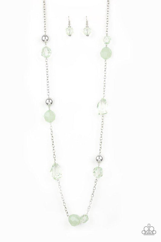 Paparazzi Necklace ~ Royal Roller - Green