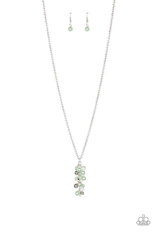 Paparazzi Necklace ~ Teardrop Serenity - Green