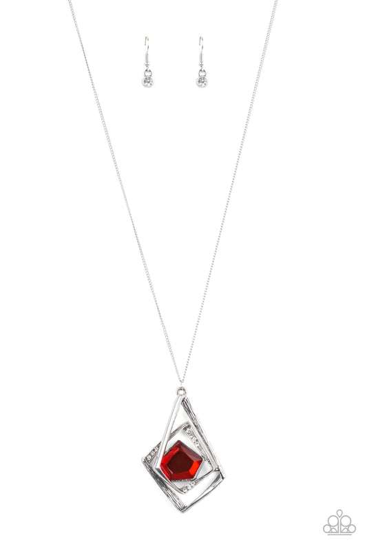 Paparazzi Necklace ~ A MODERN Citizen - Red