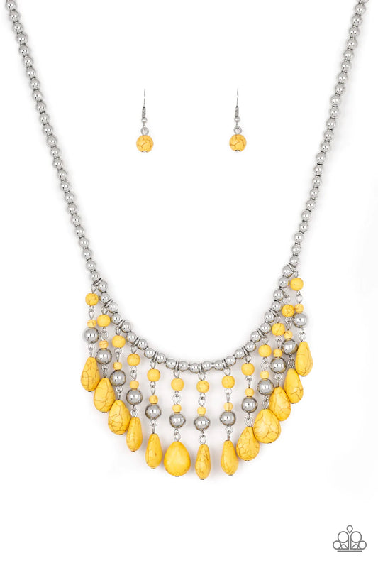 Paparazzi Necklace ~ Rural Revival - Yellow