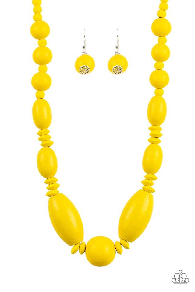 Paparazzi Necklace ~ Summer Breezin - Yellow
