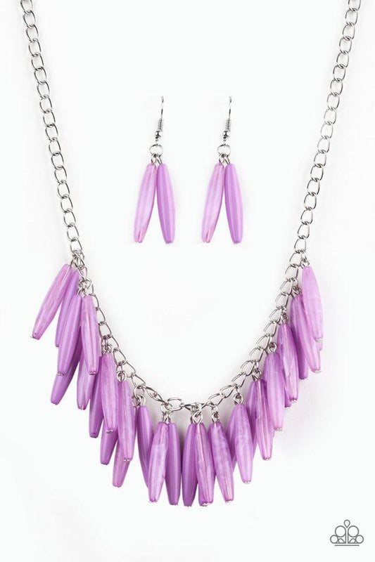 Paparazzi Necklace ~ Full Of Flavor - Purple