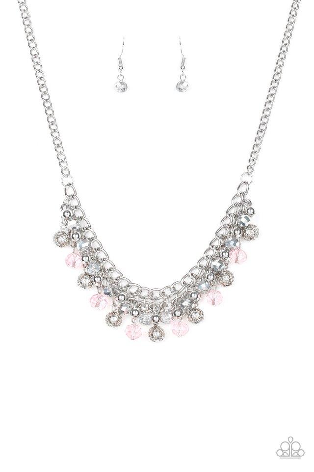 Paparazzi Necklace ~ Party Spree - Pink