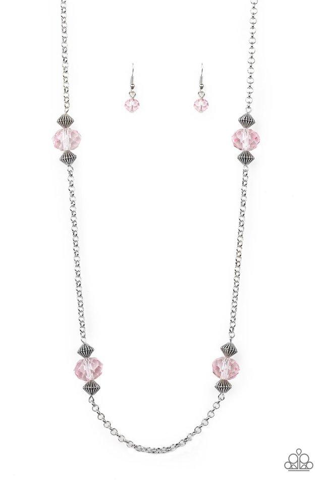 Paparazzi Necklace ~ Season of Sparkle - Pink