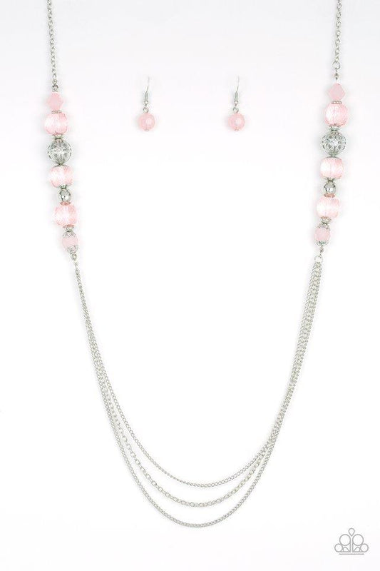 Paparazzi Necklace ~ Native New Yorker - Pink