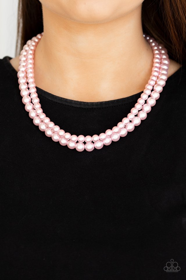 Woman Of The Century - Pink - Paparazzi Necklace Image