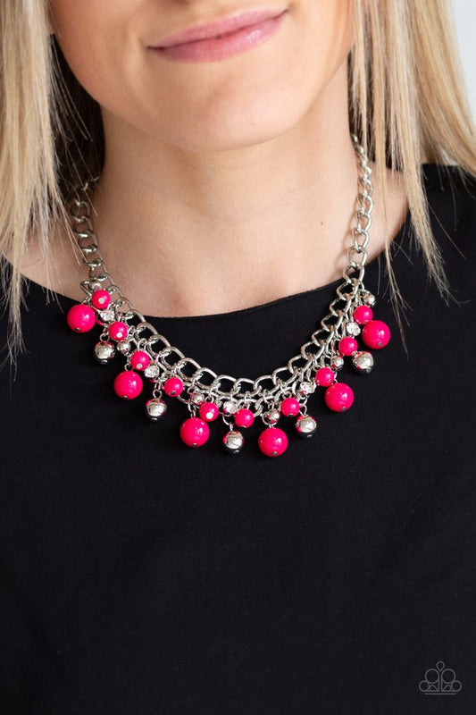 The Bride To BEAD - Pink - Paparazzi Necklace Image