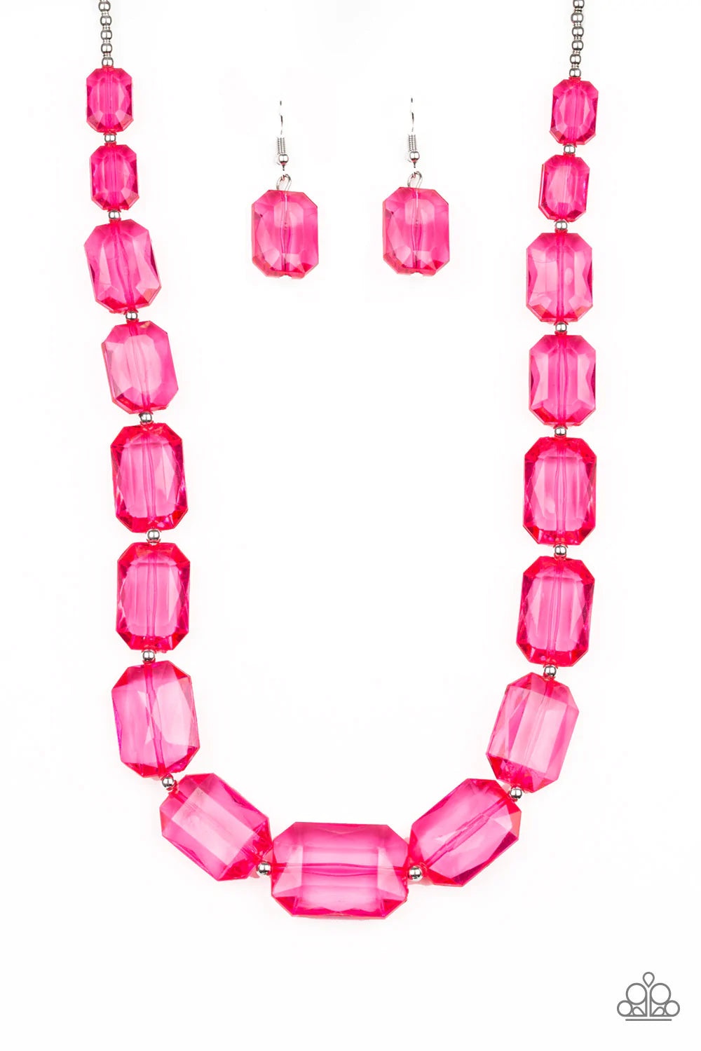 Collar Paparazzi ~ ICE Versa - Rosa