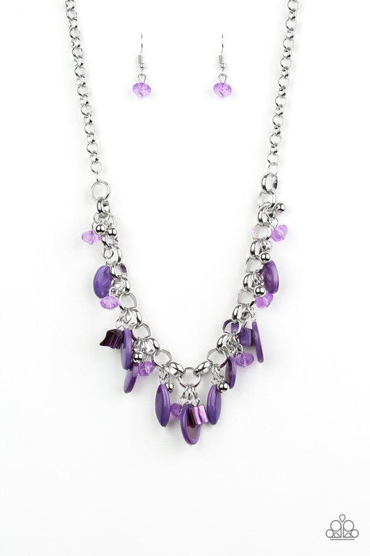 Paparazzi Necklace ~ I Want To SEA The World - Purple