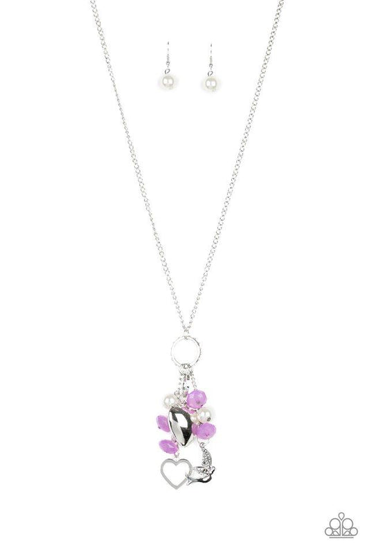 Paparazzi Necklace ~ I Will Fly - Purple