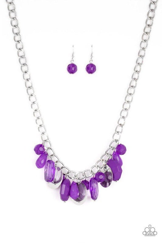 Paparazzi Necklace ~ Treasure Shore - Purple