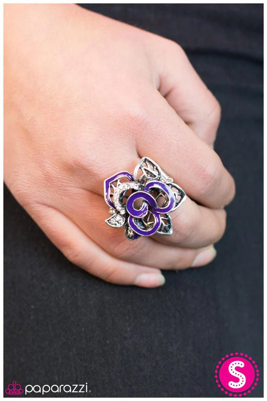 Paparazzi Ring ~ A Little Loopy - Purple