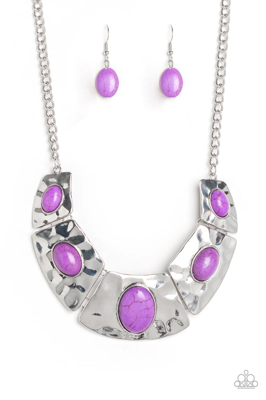 Paparazzi Necklace ~ RULER In Favor - Purple