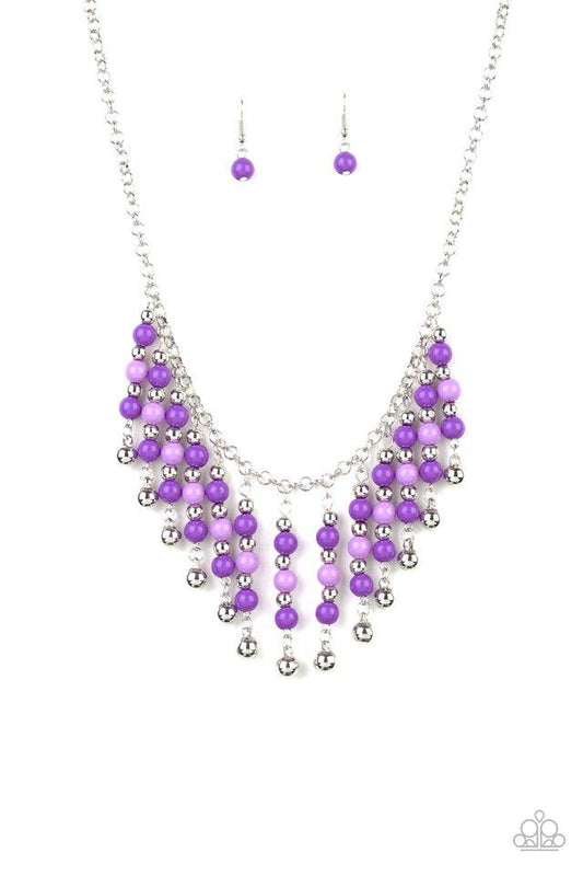 Paparazzi Necklace ~ Your SUNDAES Best - Purple