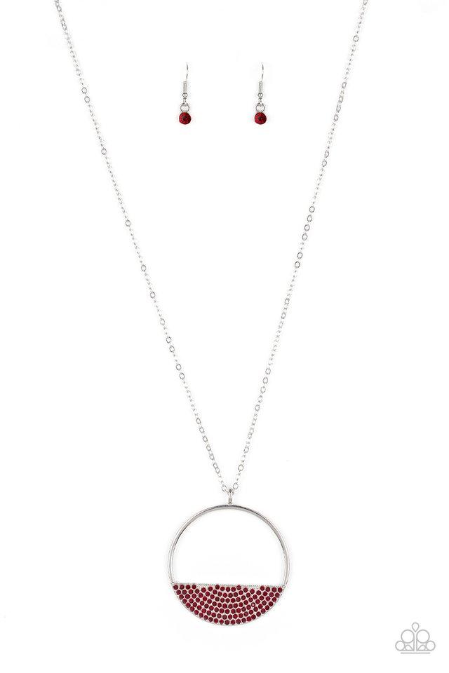 Paparazzi Necklace ~ Bet Your Bottom Dollar - Red