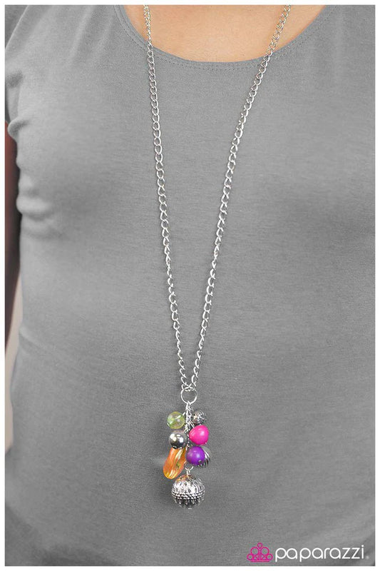 Paparazzi Necklace ~ Pep In My Step - Multi