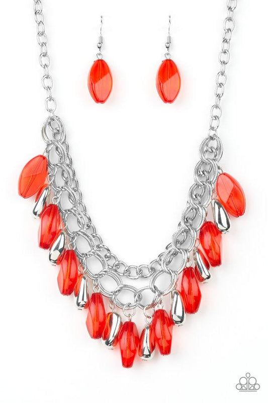 Paparazzi Necklace ~ Spring Daydream - Red