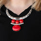 Commander In CHIEFETTE - Red - Paparazzi Necklace Image