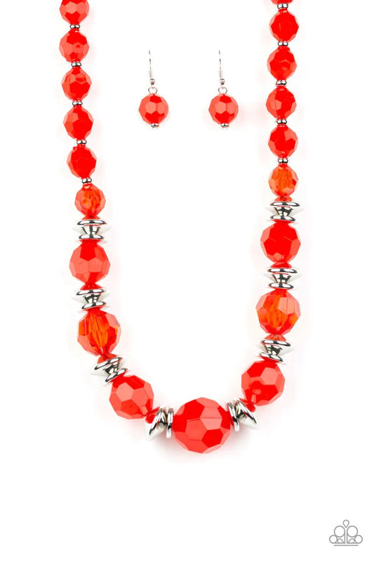 Collar Paparazzi ~ Dine and Dash - Rojo