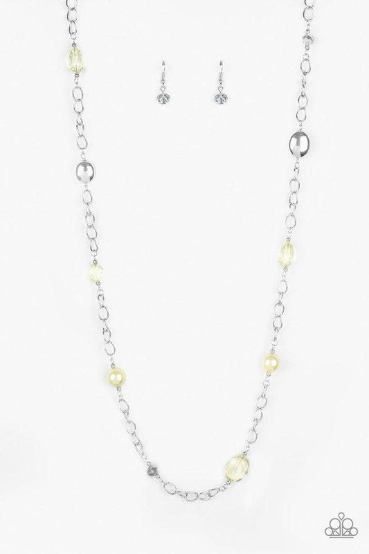 Paparazzi Necklace ~ Only For Special Occasions - Yellow