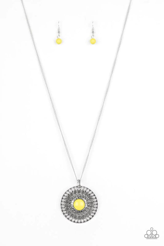 Paparazzi Necklace ~ So Solar - Yellow