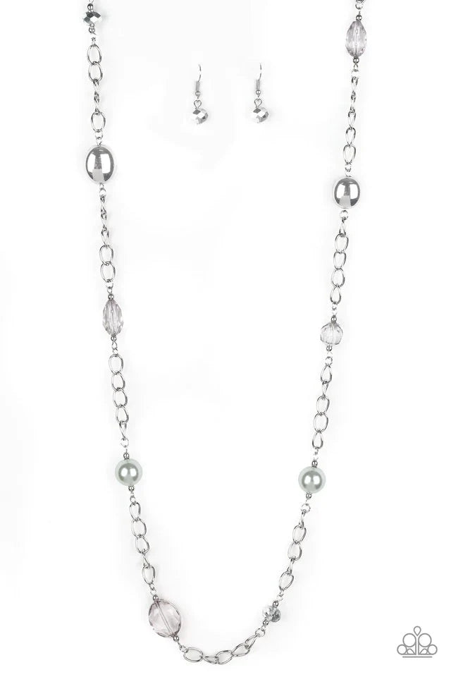 Paparazzi Necklace ~ Only For Special Occasions - Silver