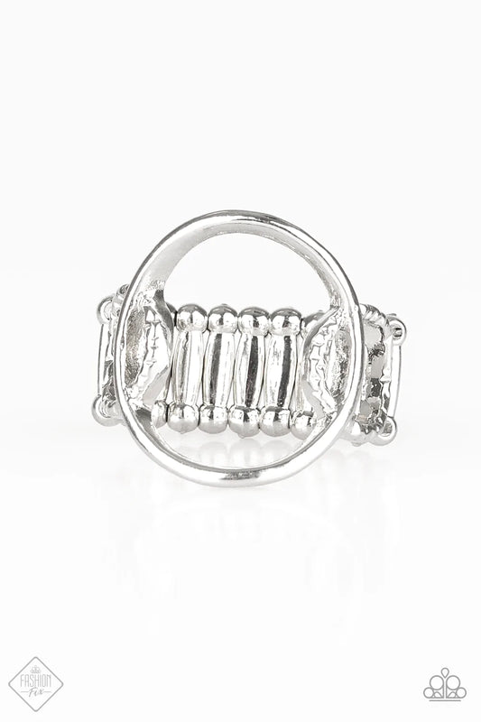 Paparazzi Ring ~ Circle Round Me  - Silver