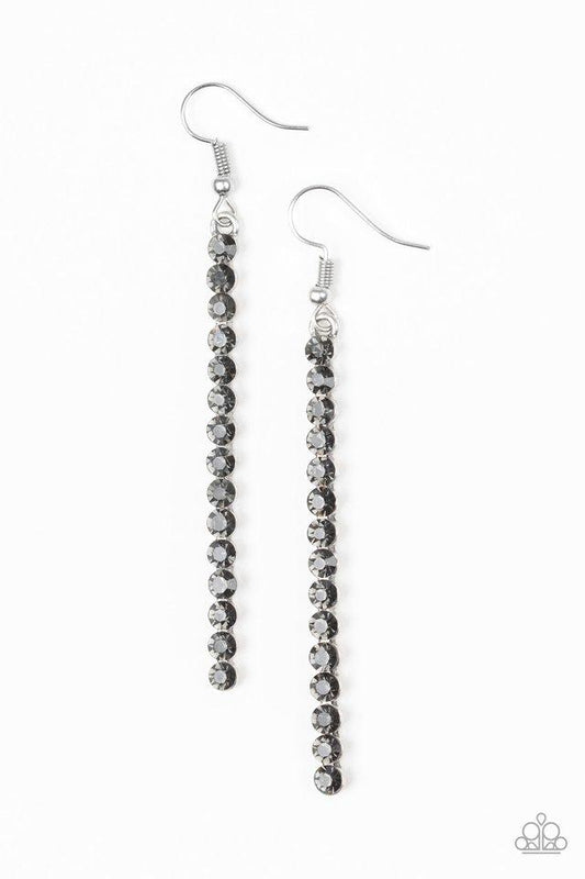 Paparazzi Earring ~ Grunge Meets Glamour - Black