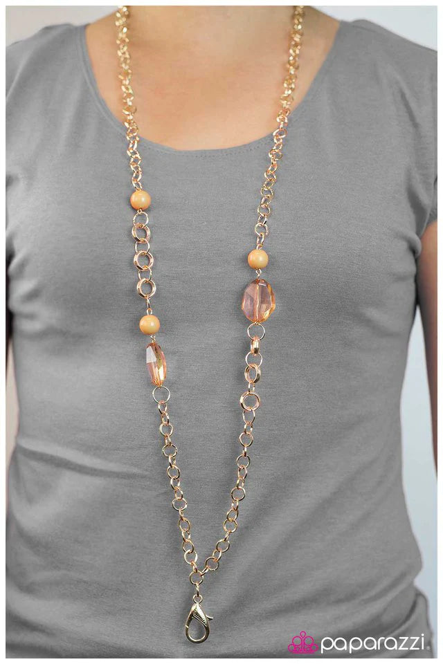 Paparazzi Necklace ~ Meeting Of the Minds - Brass