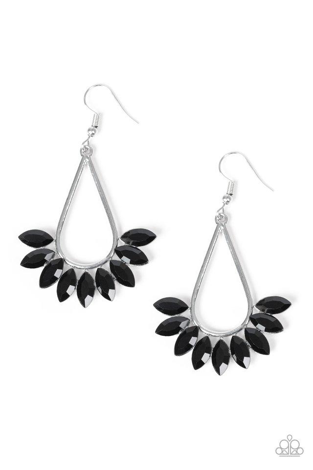 Paparazzi Earring ~ Be On Guard - Black