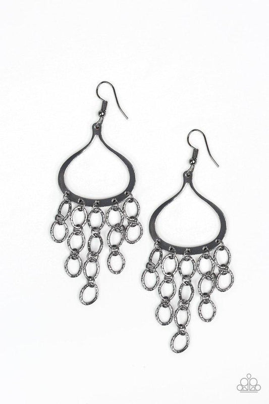 Paparazzi Earring ~ Total Net Revenue - Black