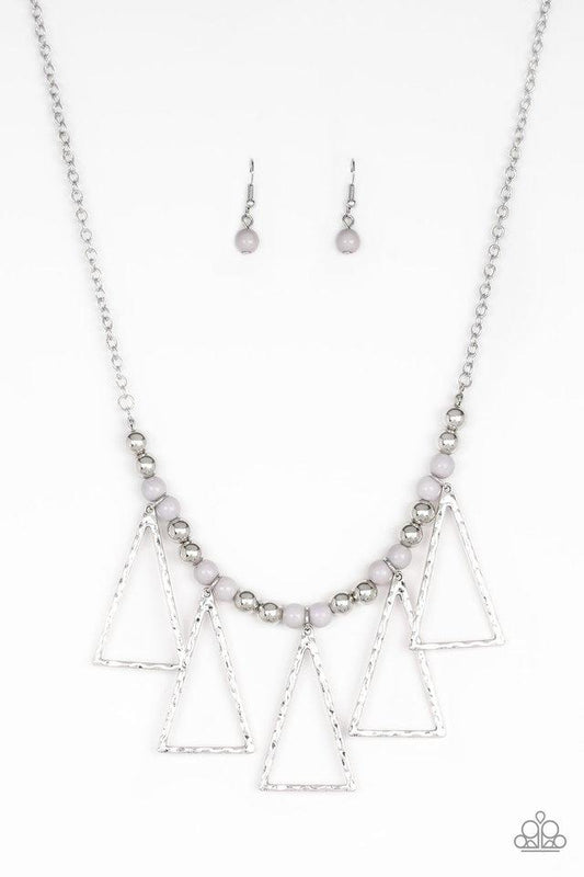 Paparazzi Necklace ~ Terra Nouveau - Silver