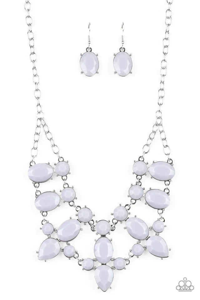 Collar Paparazzi ~ Diosa resplandeciente - Plata