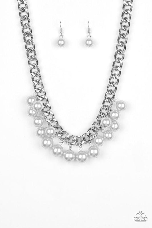 Paparazzi Necklace ~ Get Off My Runway - Silver