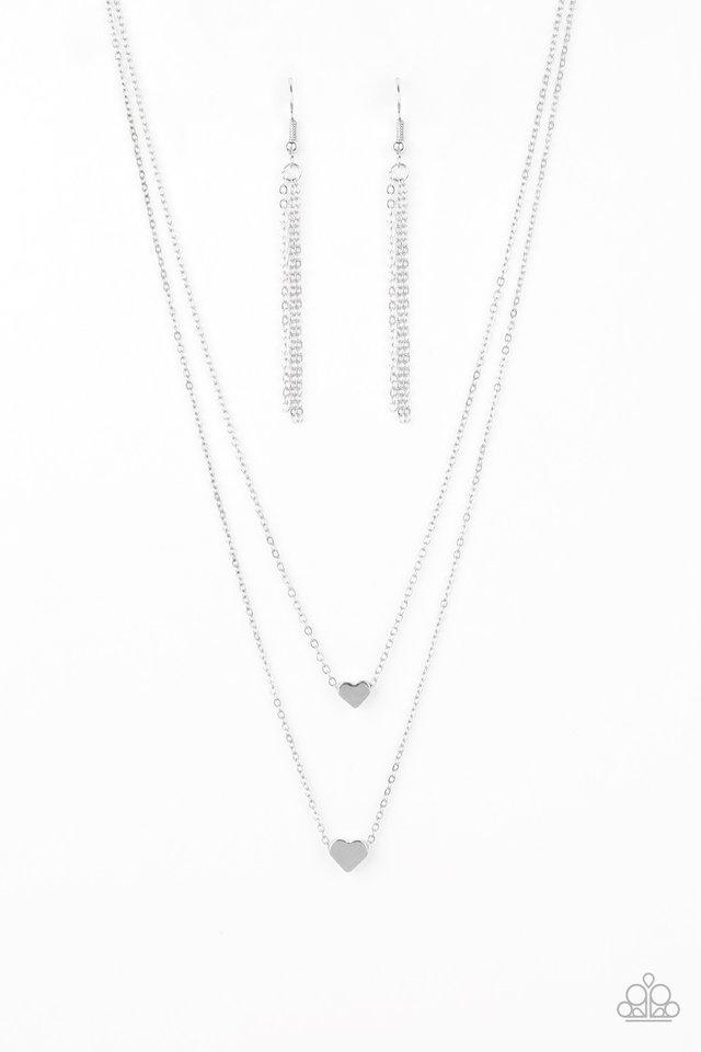 Collar Paparazzi ~ Little Valentine - Plata