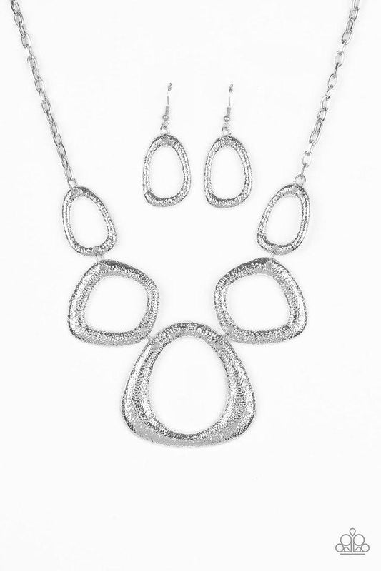 Paparazzi Necklace ~ Backstreet Bandit - Silver