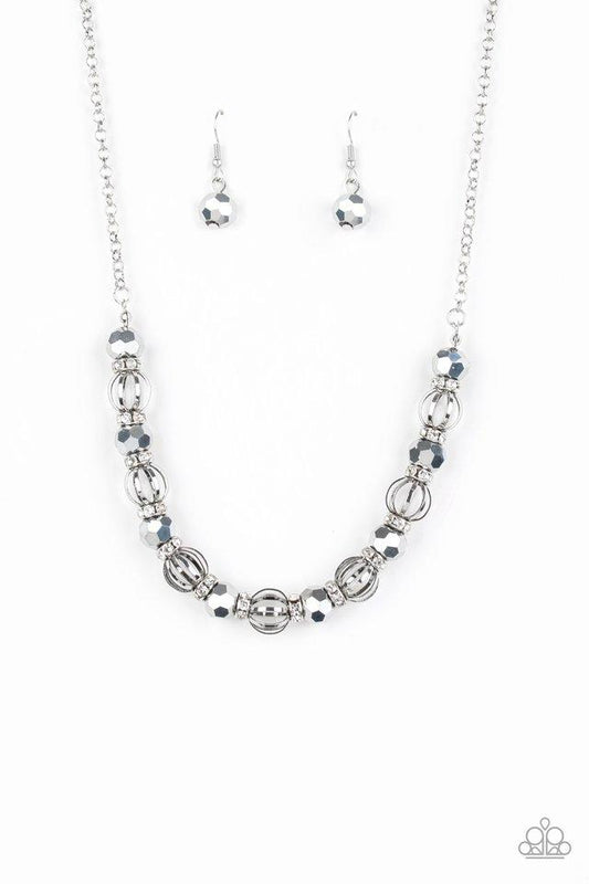 Paparazzi Necklace ~ Metro Majestic - Silver