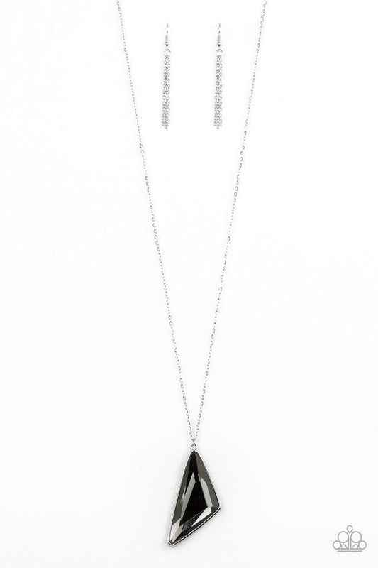 Paparazzi Necklace ~ Ultra Sharp - Silver