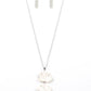 Paparazzi Necklace ~ On The ROAM Again - White