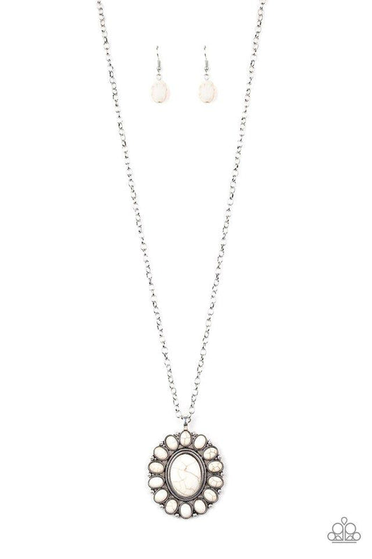 Paparazzi Necklace ~ Rancho Roamer - White