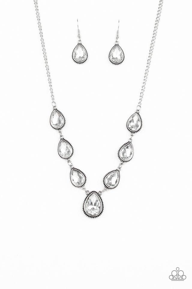 Paparazzi Necklace ~ Socialite Social - White