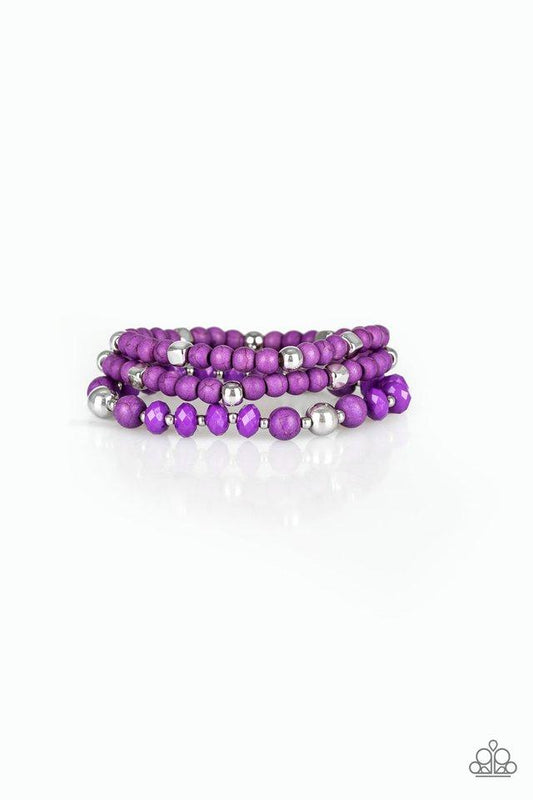 Paparazzi Bracelet ~ Mountain Artist - Purple