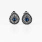 High-Class Celebrity - Blue - Paparazzi Earring Image