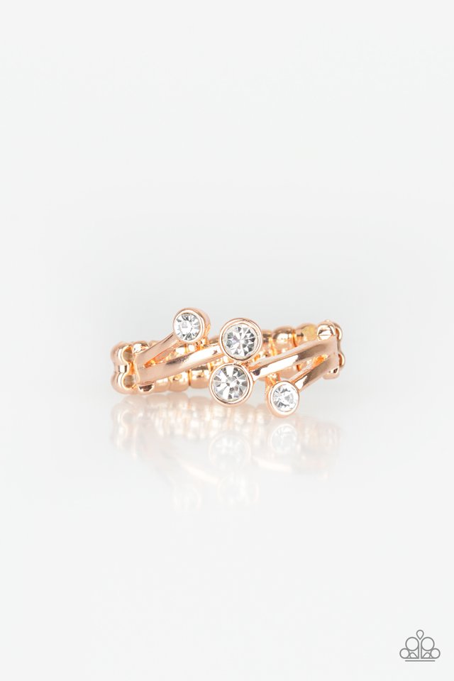 GLOWING Great Places - Rose Gold - Paparazzi Ring Image