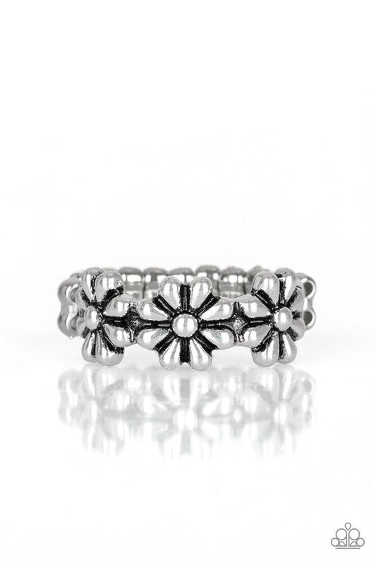 Anillo Paparazzi ~ Daisy Dapper - Plata