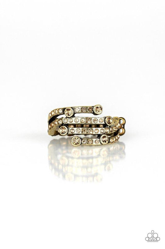 Paparazzi Ring ~ Casino CACHE - Brass