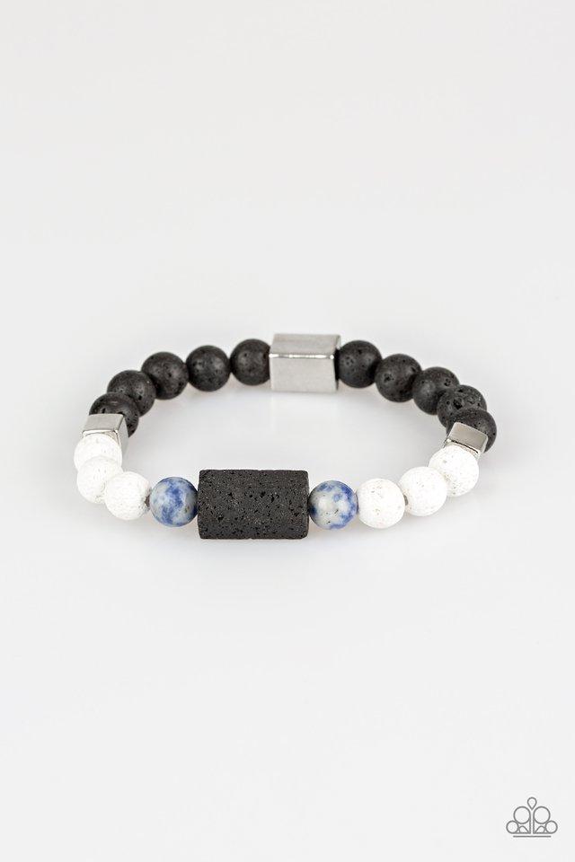 Pulsera Paparazzi ~ Run Out The BLOCK - Azul